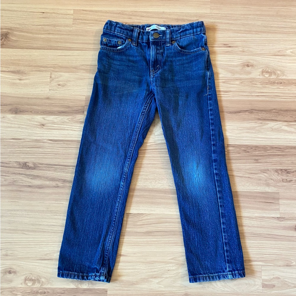 Kids Levi’s 511 Slim Medium Wash Jeans-Size 7 Regular